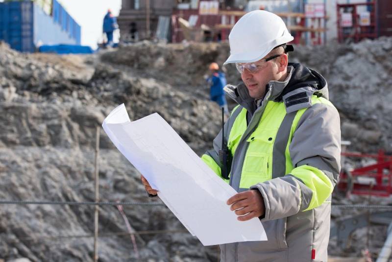 Engineer At Construction Site